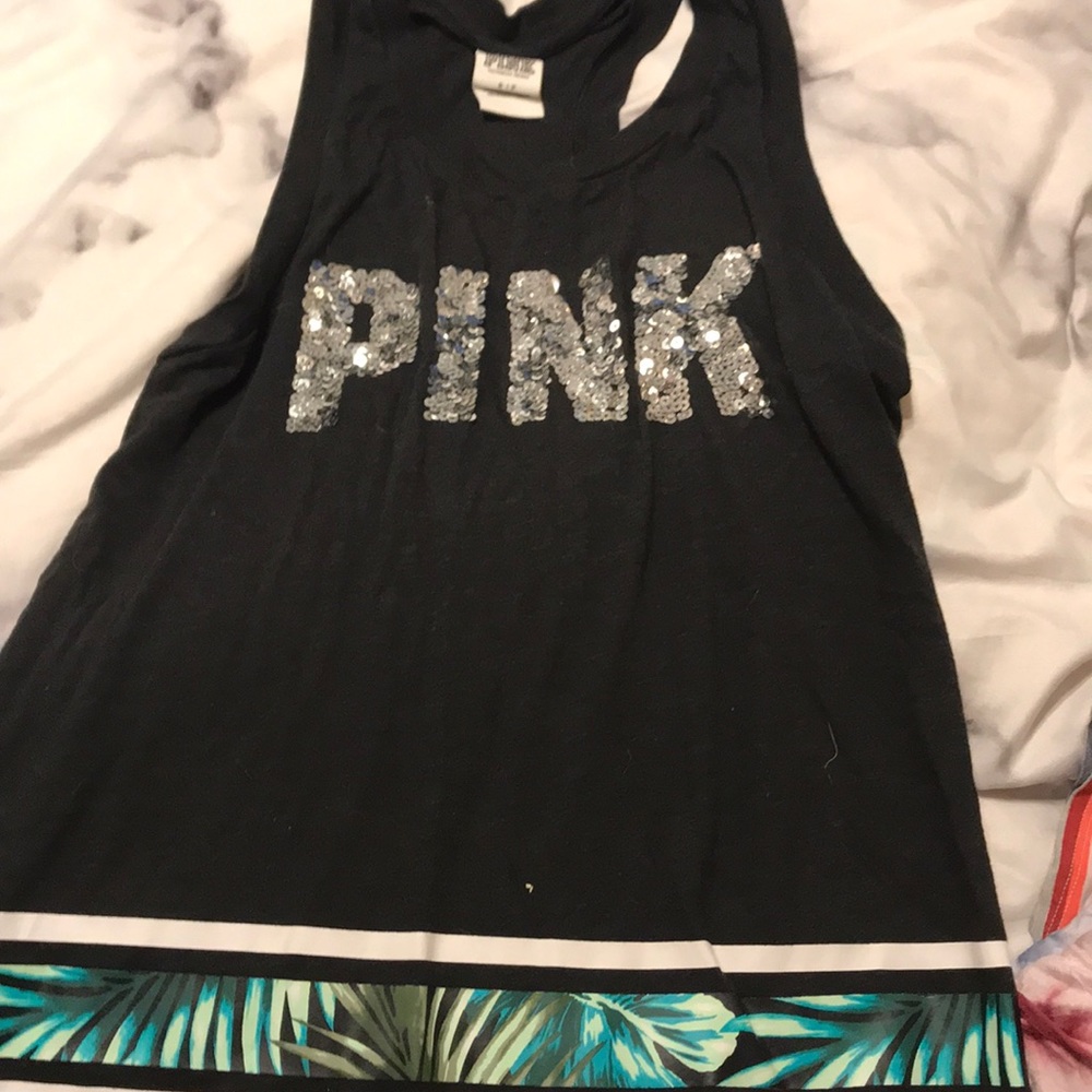 victoria secret pink tank top